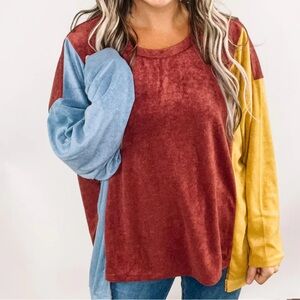 202 BiBi Multicolor Long Sleeve Sweatshirt